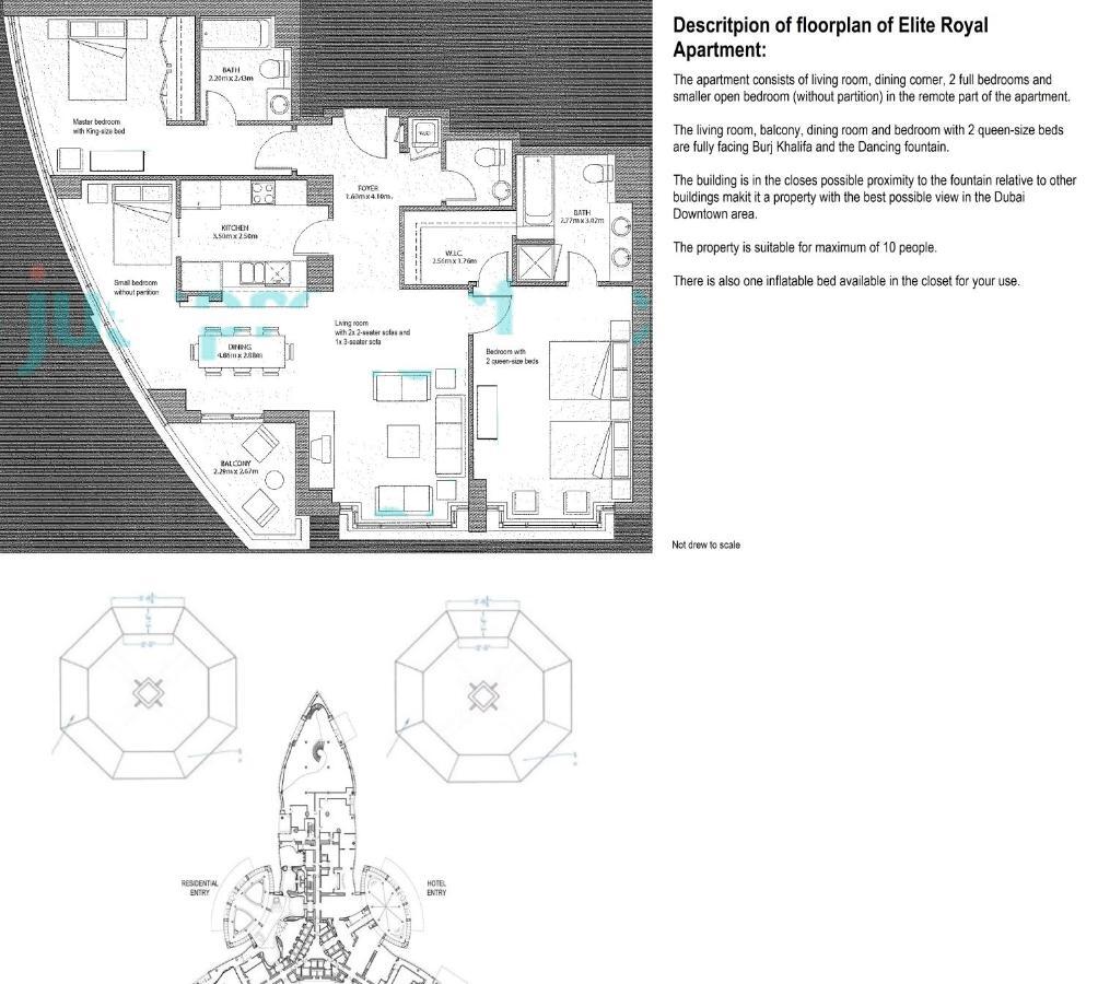 Elite Royal Apartment - T3 - Full Burj Khalifa & Fountain View Dubai Exterior foto